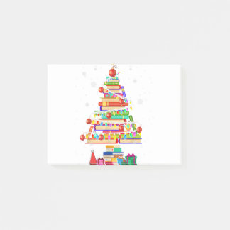 Bloco De Notas Linda biblioteca de Natal, libra para o amante de