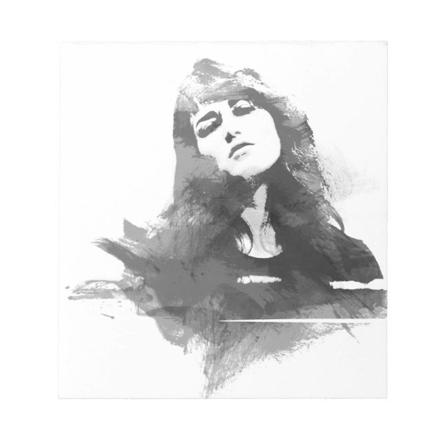 Bloco De Notas Linda Mulher Argerich (Frente)