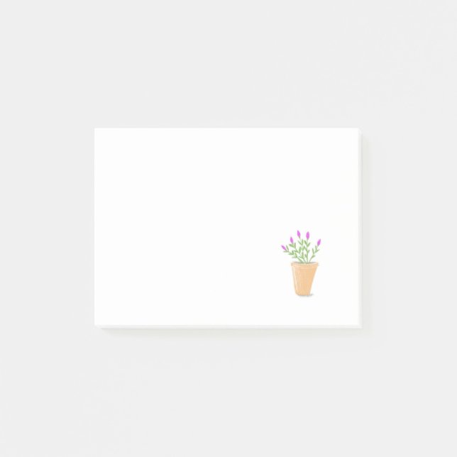 Bloco De Notas Linda Planta Envasada Fofa (Frente)
