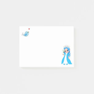 Bloco De Notas Linda princesinha & passarinho
