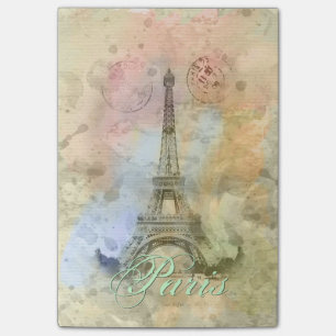 Bloco De Notas Linda tenda, vintage Eiffel Tower França