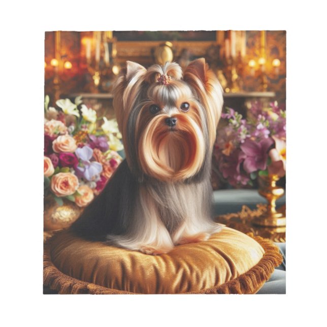 Bloco De Notas Linda Yorkshire Terrier (Frente)