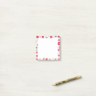 Bloco De Notas Lindas Notas de Posta Floral