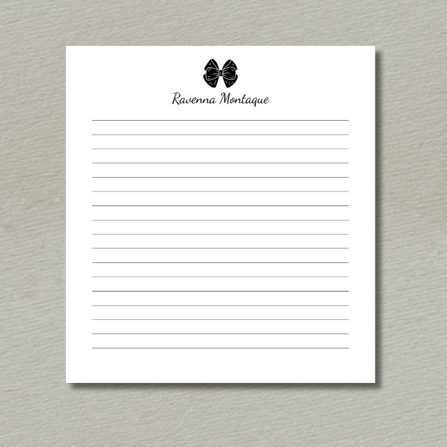 Bloco De Notas Lindo Caderno Lined com Nome Personalizado à Mão e (Criador carregado)