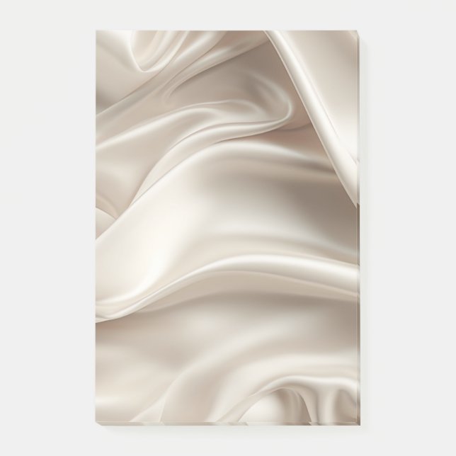 Bloco De Notas Lindo Dourado Champanhe Romântico Falso Cetim Casa (Frente)