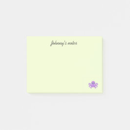 Bloco De Notas Lindo polvo roxo verde
