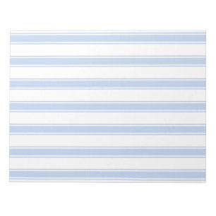 Bloco De Notas Liner de Envelope de Faixa Azul e Branco Inteligen