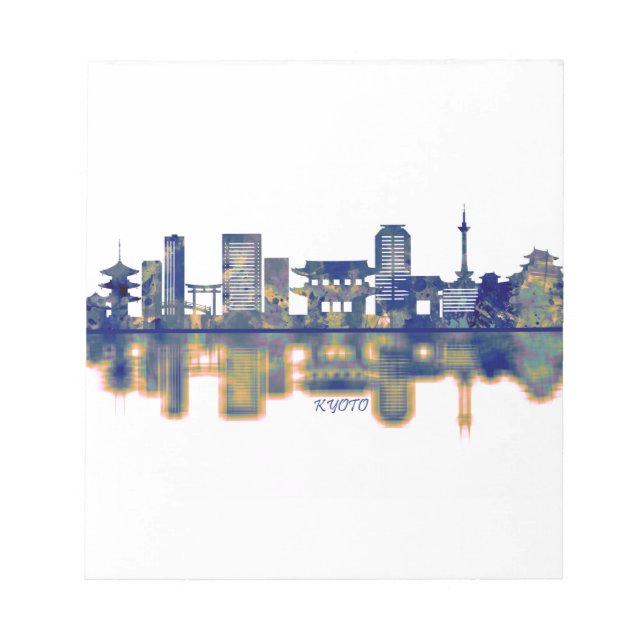 Bloco De Notas Linha aérea de Quioto (Frente)