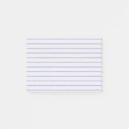 Bloco De Notas Linhas azuis feitas sob encomenda notas pegajosas
