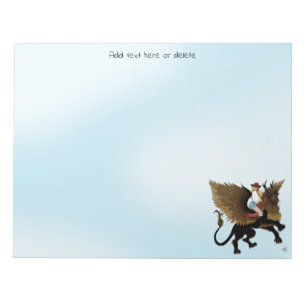 Bloco De Notas Lion Fantasy Red