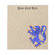 Lion Rampant Azure
