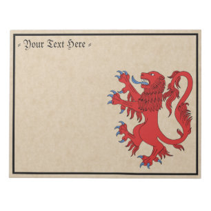 Bloco De Notas Lion Rampant Gules