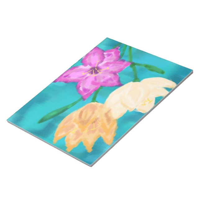 Bloco De Notas lírio (Inclinado)