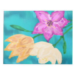 Bloco De Notas lírio