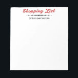 Bloco De Notas Lista de Compras da Família Monograma Funny - Retr<br><div class="desc">Divirta-se listando todos os itens de comida que sua família quer com este bloco de notas de lista de compro da família engraçada. Estilo retrô e vintage para as famílias do dia a dia. Monograma com nome de família,  citação ou ditado favorito.</div>