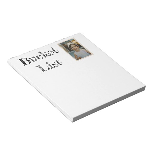 Bloco de Notas Lista de Desejos (Inclinado)
