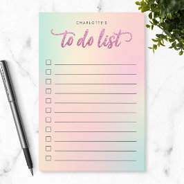 Bloco De Notas Lista de Leituras a Fazer do Padrão de Combinação 