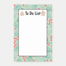 Bloco De Notas Lista De Pinos A Fazer Da Árvore De Natal Desdesen