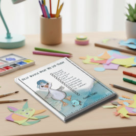 Bloco De Notas Lista de Rotina Diária Personalizada do Menino Gan