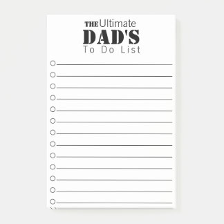 Bloco De Notas Lista de Tarefas do Pai Final