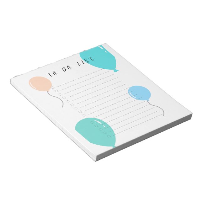 Bloco De Notas Lista de Tarefas Minimalista  (Inclinado)
