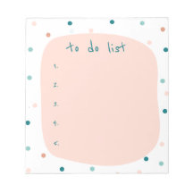 Lista de Tarefas Organização Rosa Azul Bolinhas Mo