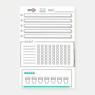 Bloco De Notas Lista de Tarefas Pendentes com o Controlador de Há