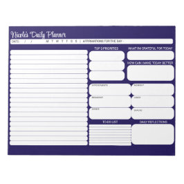 Bloco De Notas Lista de Tarefas Pendentes do Planejador Diário Az