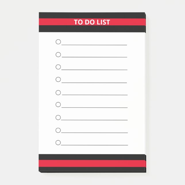 Bloco De Notas Lista de Tarefas Personalizada (Frente)