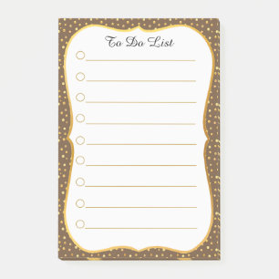 Bloco De Notas Lista de Tarefas Personalizada Elegante