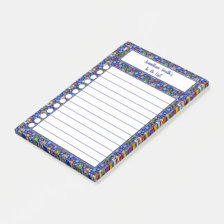 Bloco De Notas Lista de Tarefas Personalizadas do Invólucro de Na