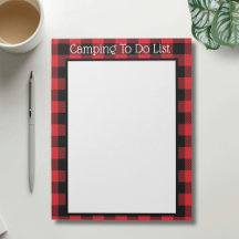 Lista de Tarefas Personalizadas para Acampamento X
