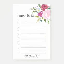 Bloco De Notas Lista De Tarefas Personalizadas Por Fios Negros