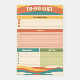 Bloco De Notas Lista de Tarefas Retrô
