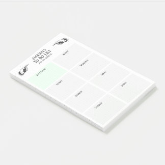 Bloco De Notas Lista de Tarefas Retro com Dedos Indicadores