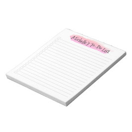 Bloco De Notas Lista de Verificação Personalizada de Traço de Pin
