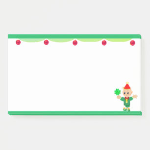 Bloco De Notas Lista Fora do Elf Bonito