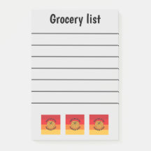 Lista Funny Fall Grocery