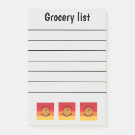 Bloco De Notas Lista Funny Fall Grocery