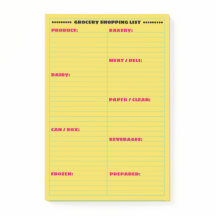 Lista Personalizada de Compro de Groceries