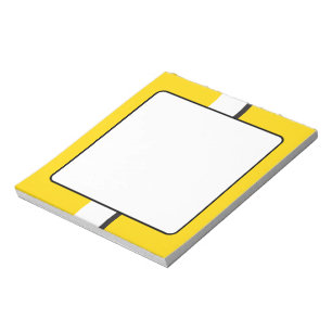 Bloco De Notas Listra amarela de Sportscar