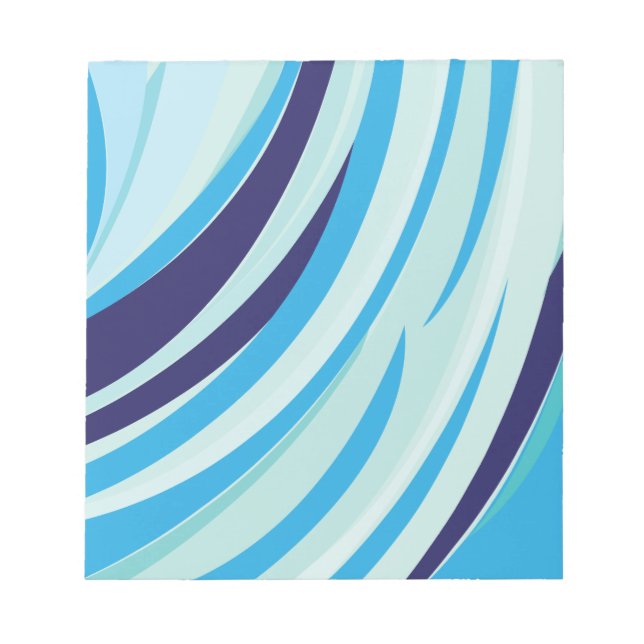 Bloco De Notas Listra Diagonal Azul (Frente)