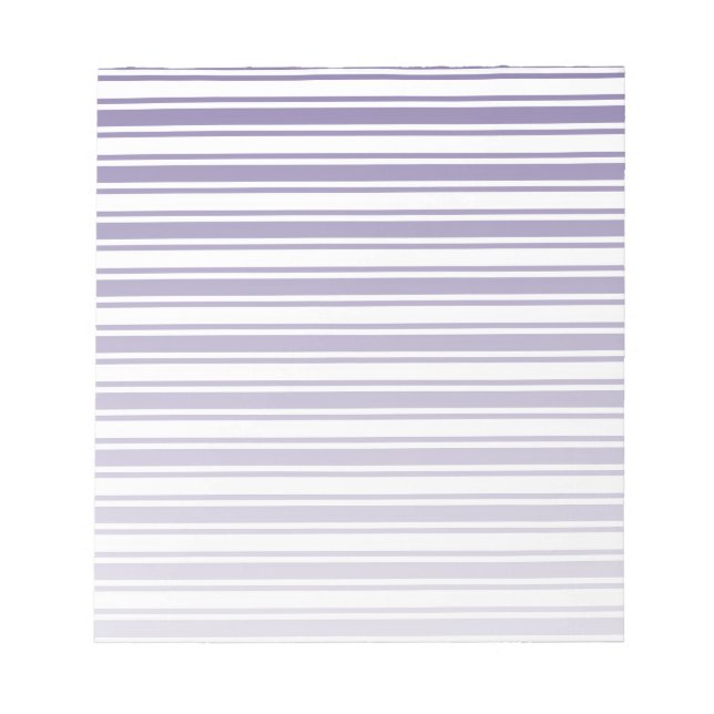 Bloco De Notas Listras de doces ultra-violetas e brancas (Frente)