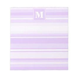 Bloco De Notas Listras de monograma