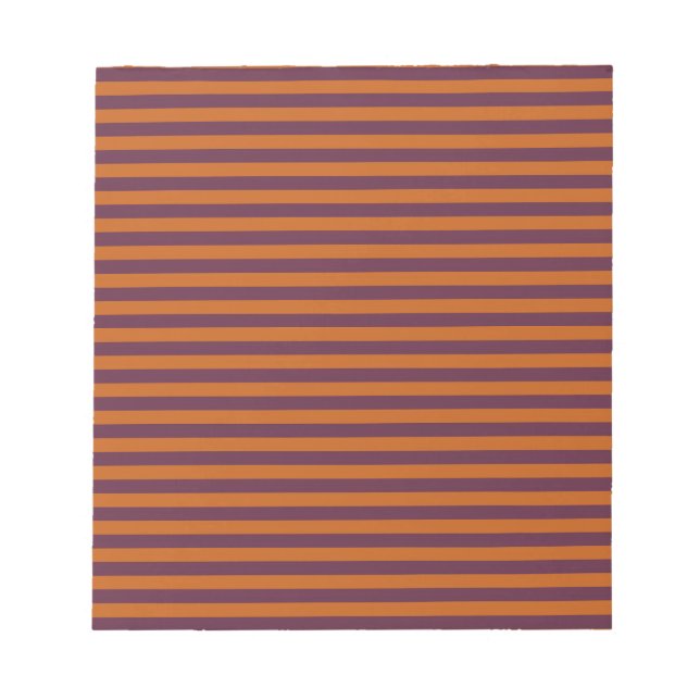 Bloco De Notas Listras Laranja Roxo Padrão (Frente)