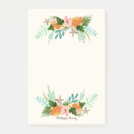 Bloco De Notas Litoral personalizado de | floral