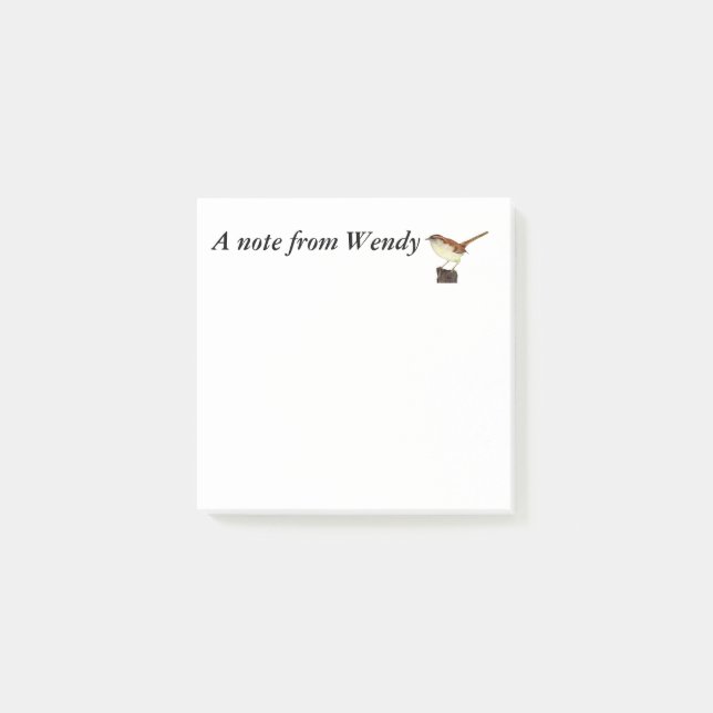Bloco De Notas Little Wren (Frente)