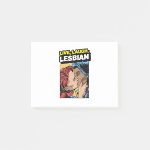 Bloco De Notas Live Laugh Lesbian