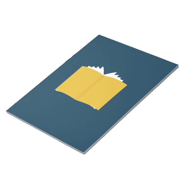Bloco De Notas Livro Aberto Antigo (Inclinado)