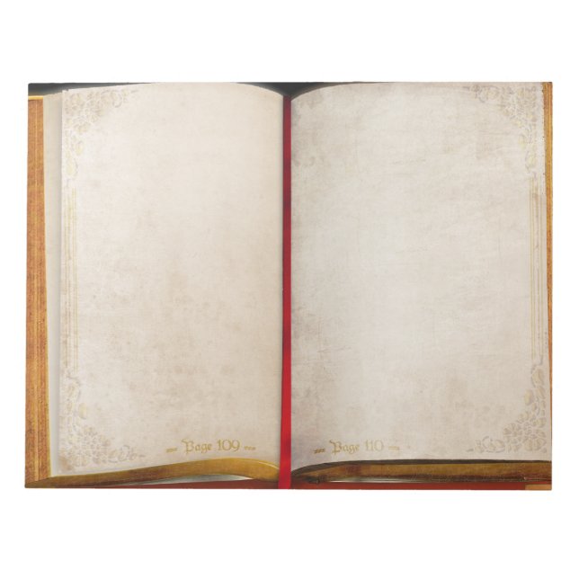 Bloco De Notas Livro Antigo (Frente)